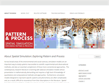 Tablet Screenshot of patternandprocess.org